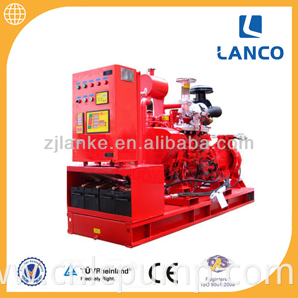 Lanco Brand high capacity Centrifugal sterling peerless fire pump